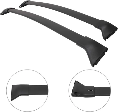 Vista 6 de SCITOO Barra transversal para techo de 165 libras compatible con Mazda Cx-3 2016-2019 2 barras transversales de techo, color negro