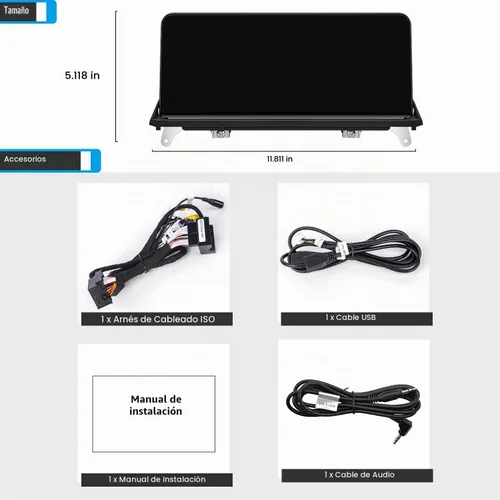 Vista 6 de PEMP 10.25" Pantalla Linux para BMW X5 X6 E70 E71 CIC 2010-2012