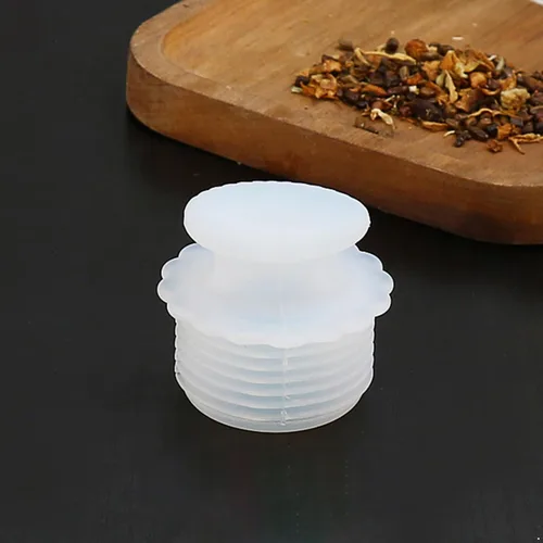 Vista 3 de dPois Tapón de silicona sellado seguro tapón de corcho tapa tapa botella tapón de corcho para frasco de vacío reemplazar accesorios de hervidor