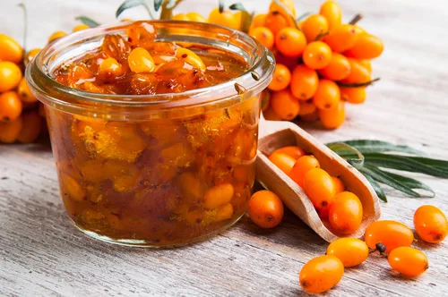 Vista 3 de Sea Buckthorn 100 Seeds (Hippophae rhamnoides) Heirloom - Open Pollinated