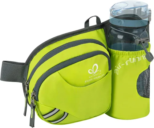 Vista 17 de Waterfly - Cangurera de senderismo con soporte para botella de agua para hombres y mujeres, para correr y pasear al perro, para iPhone 8 Plus