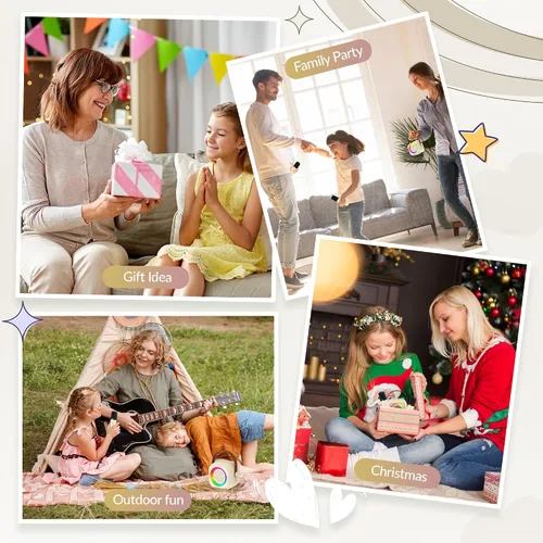 Vista 8 de Máquina de karaoke para niños, regalos de karaoke para niñas de 4, 5, 6, 7, 8, 9, 10, 12 años o más, fiesta de cumpleaños, 4 a 12 años, juguetes