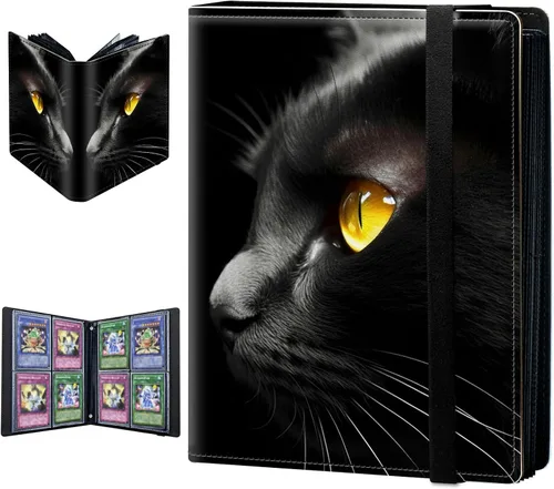 Vista 27 de Carpeta para tarjetas intercambiables, 4 bolsillos para tarjetas intercambiables, 160 bolsillos de doble cara, funda para tarjetas de tamaño Mujeres