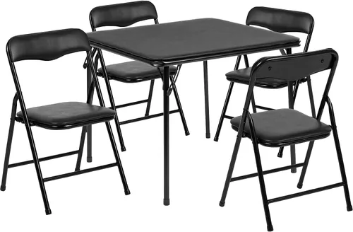 Vista 20 de Flash Furniture Mindy Kids - Juego de mesa y sillas plegables de 3 piezas para guardería y aulas, juego de mesa de actividades y sillas para niños