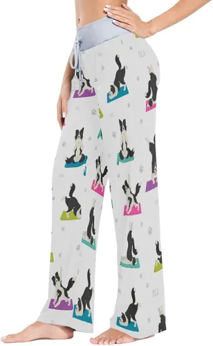 Vista 2 de vvfelixl Pantalones de pijama para mujer, yoga, pastor alemán, ropa de dormir, ejercicios, ropa de dormir