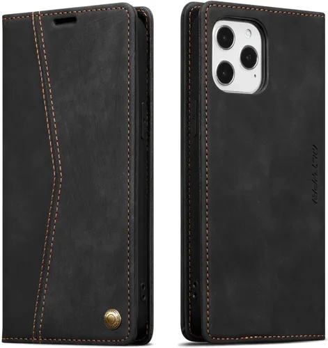 Vista 68 de QLTYPRI Para iPhone Air Case Wallet Con Tarjetero, Vintage PU Cuero Kickstand Cierre Magnético A Prueba De Golpes Folio Libro Funda Para IPhone 17