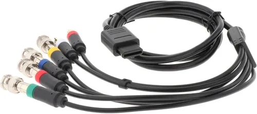 Vista 2 de N64 AV sistema de vídeo de juego de cable retro compuesto multi hacia fuera Audio TV S-Video Cable Cable
