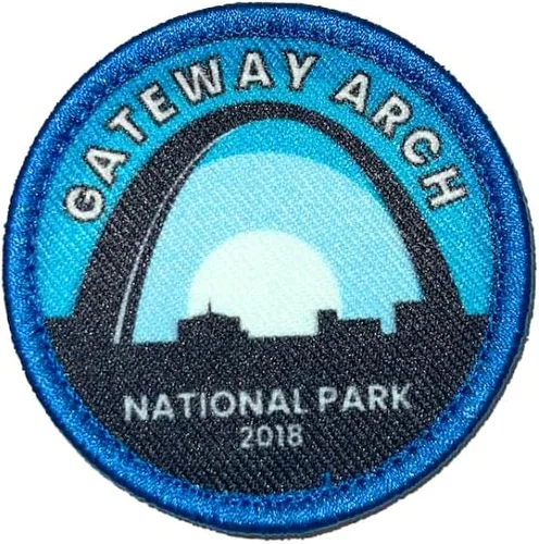 Vista 5 de Cuyahoga Valley National Park Patch – Accesorios de viaje Mochila Sombrero Visera – Parches de gancho y bucle Moral Parche