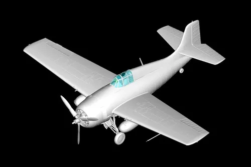 Vista 2 de Hobby Boss Kit de construcción de modelo de avión F4F-3 Wildcat (tardío)