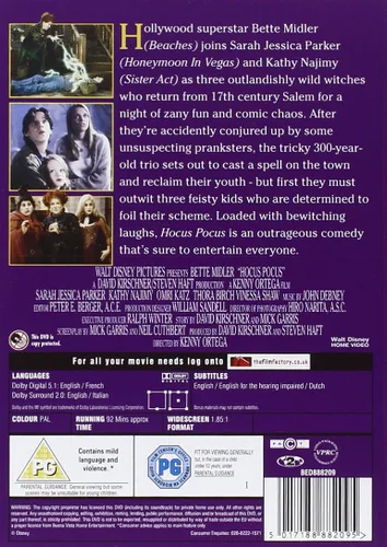 Vista 2 de Hocus Pokus ( Hocus Pocus ) NON-USA FORMAT, PAL, Reg.2 Import - United Kingdom