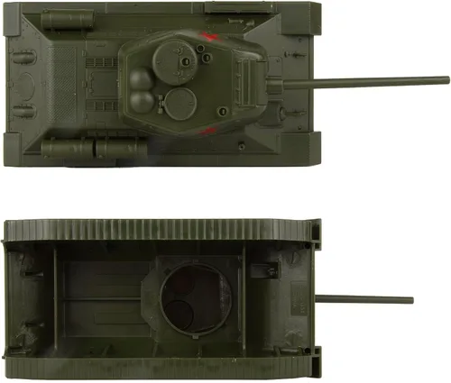 Vista 5 de BMC CTS WW2 Tanque soviético T-34 - Verde oliva 1:40 Vehículo del ejército de plástico T34 ruso