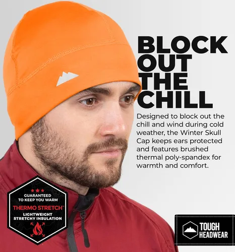 Vista 30 de Tough Headwear Skull Cap for Men-Motorcycle Head Cap,Sweat Caps for Men, Skull Cap Helmet Liner,Running Beanie Parent