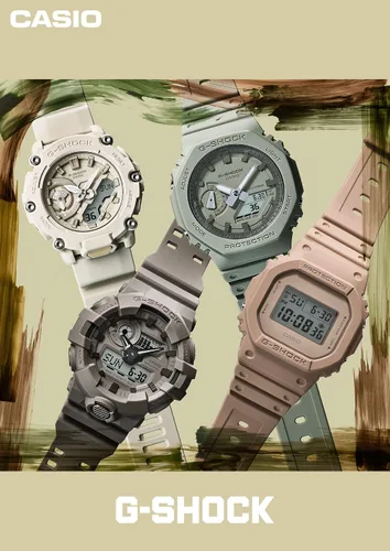 Vista 3 de Casio DW-5600NC-5JF Serie de colores naturales G-Shock, Reloj