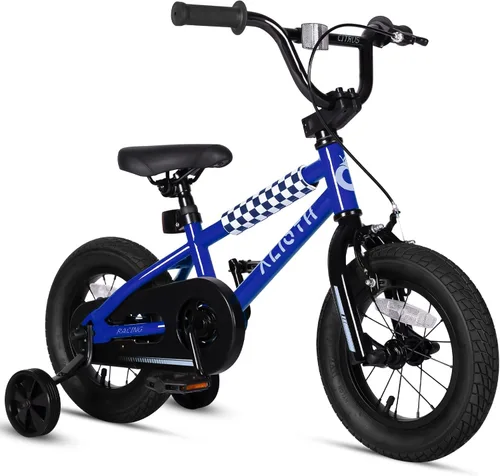 Vista 11 de vollsch BMX Style 12, 14, 16 pulgadas, ruedas de entrenamiento para niños, bicicleta de 20 pulgadas con soporte para niños y niñas de 2 a 14 años