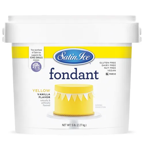 Vista 34 de Satin Ice - Fondant de café moca y menta Blanco