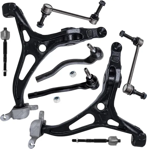 Vista 242 de Detroit Axle - Kit de brazos de control de extremo de 8 piezas para Toyota 2001-2003 Highlander 2002-2003 Camry Lexus ES300, 2 conjuntos de brazos