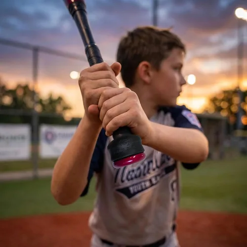 Vista 6 de Anillo de estrangulamiento de Grip-N-Rip para bate de béisbol/sóftbol con empuñadura de botón y apilable para un ajuste personalizado y comodidad