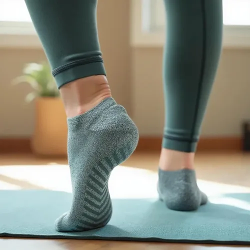 Vista 8 de Gripjoy Calcetines de agarre para mujeres y hombres - Calcetines antideslizantes - Calcetines de yoga con pinzas - Calcetines de hospital