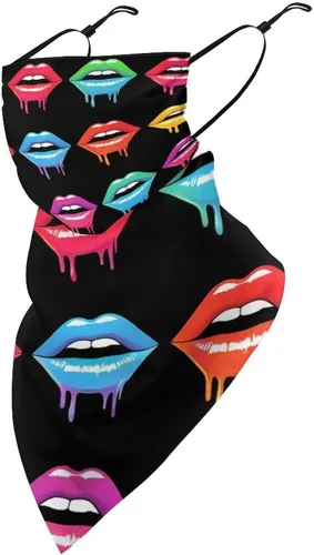Vista 15 de Bufanda reutilizable con protección solar UV para las orejas, bandana reutilizable para la cara Color985