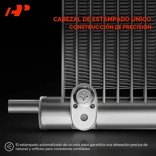Vista 6 de Condensador de aire acondicionado A-Premium compatible con Honda Civic 2012-2015 1.8L 2.4L
