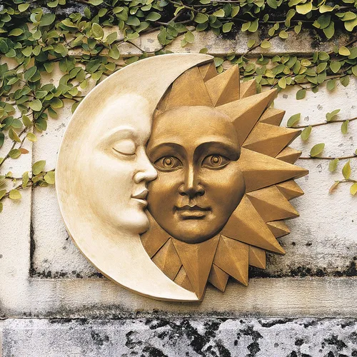 Vista 6 de Design Toscano Armonía celestial: escultura de pared Greenman