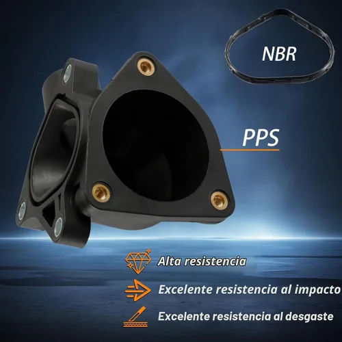 Vista 2 de FUSCH Carcasa para termostato de refrigerante del motor compatible con Honda Element 2.4L 2003-2011 Accord 2.4L 2003-2010 Civic 2.0L 2006-2011 CR-V