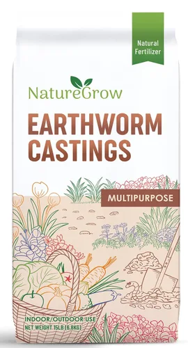 Vista 2 de Lombricomposta de Tierra - Fertilizante orgánico de 1 lb con ácido húmico - Lombricomposta pura para jardinería