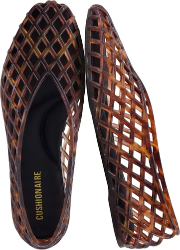 Vista 11 de CUSHIONAIRE Siesta Jelly - Zapatos planos de ballet para mujer, zapatos de Moca