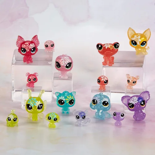 Vista 3 de Littlest Pet Shop Ramo floreciente, 16 mascotas, parte de la colección LPS Petal Party