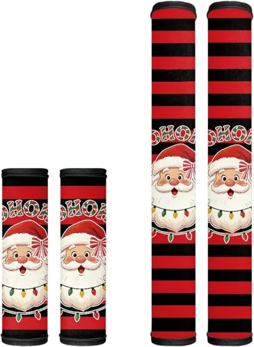 Vista 26 de Juego de 4 fundas protectoras de repuesto para manija de puerta de refrigerador con temática de té de la tarde para microondas, horno, refrigerador