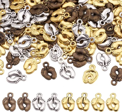 Vista 14 de Craftdady Colgantes de aleación de plata antigua estilo tibetano, bonitos dijes colgantes de metal, colgantes de animales vintage, dijes colgantes