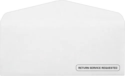 Vista 6 de LUXPaper #10 Sobres comerciales con solapa Servicio de devolución solicitado 4 1/8 pulgadas x 9 1/2 pulgadas Blanco brillante Texto de 24
