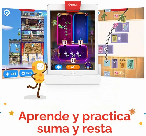 Vista 3 de Osmo Math Wizard: Magical Workshop, Ages 6-8, Addition & Subtraction Game