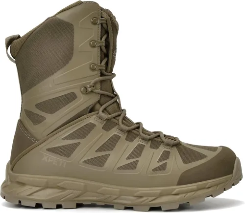 Vista 2 de XPETI Botas tácticas impermeables Stealth 8" para hombre Coyote