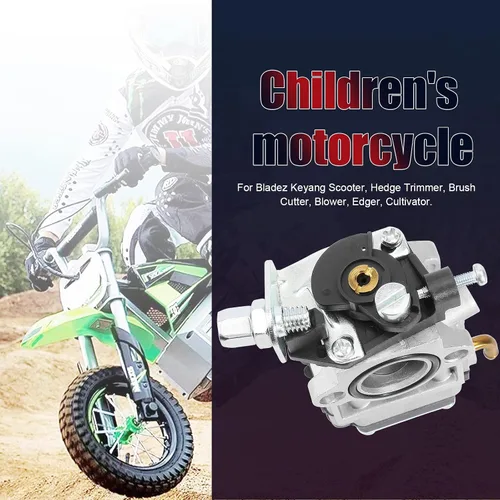 Vista 7 de Carburador para motor de 2 tiempos de 33cc 40cc 43cc 47cc 49cc 50cc con entrada de 15mm para Dirt Pocket Rocket, ATV, Scooter, Mini Chopper, Quad