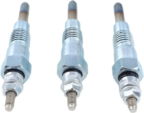 Vista 6 de 3 bujías incandescentes M87919 AT110814 119717-77800 compatibles con motores Yanmar 3TN66C 3TN66UJ 3TNA72UJ 3TNA72UJ3 3TNA72UK 3TNE74 para John