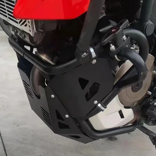 Vista 2 de Worldmotop - Placa de aluminio para motor compatible con Suzuki V-Strom 1050XT DL1050 1050 XT 2020 2021 cubierta protectora de marco protector