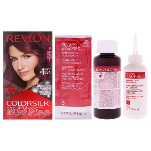 Vista 40 de Revlon ColorSilk Beautiful Color 41 marrón medio 1 ea (paquete de 5)