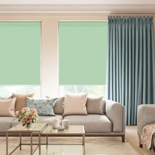 Vista 3 de Persianas enrollables opacas metálicas premium con protección contra los rayos UV impermeables aisladas térmicas hechas a medida para ventanas