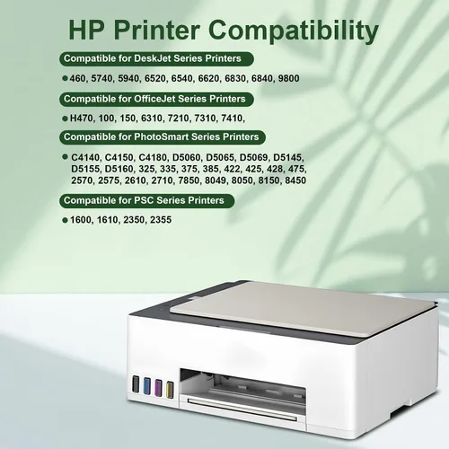 Vista 2 de Paquete combinado de cartuchos de tinta 94/95 de repuesto para HP Ink 94 95 C8765WN C8766WN compatible con impresora HP Deskjet 460 5740 6540