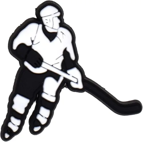 Vista 3 de Travel Outdoor Adventure Charm Ice Hockey Sports Shoe Charms Soccer Clog Pins Cute Cartoon PVC Charms Decoration Boys Football Baseball Accessories