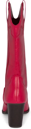 Vista 5 de ONYX - Botas de tacón alto para mujer, con tacón apilado, punta puntiaguda, media pantorrilla