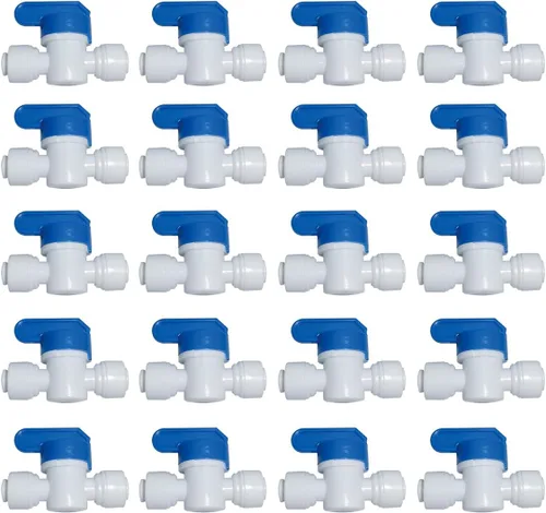Vista 8 de Malida Válvulas de unión de caños de agua de igual diámetro externo, de conexión rápida. Válvula de 1/4 x 1/4 pulgadas de diámetro externo