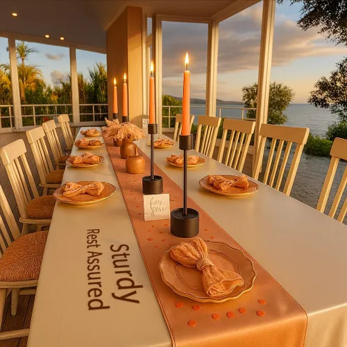 Vista 7 de YUMORE Portavelas pequeños – Soportes de acero inoxidable sólido para Halloween, centros de mesa de boda, mesa de comedor, decoración de repisa