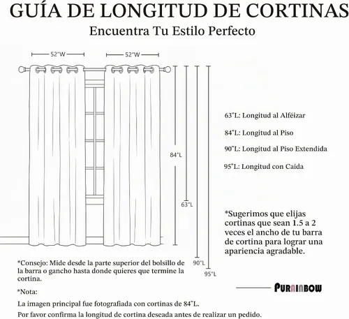 Vista 7 de Cortinas Completamente Opacas Azul Degradado de 63 pulgadas de Largo para Sala de Estar y Dormitorio, Cortinas con Aislamiento Térmico para Navidad