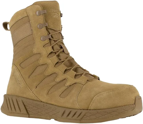 Vista 4 de Reebok Floatride Energy Botas tácticas para hombre de 6 pulgadas con cremallera lateral militar y táctica