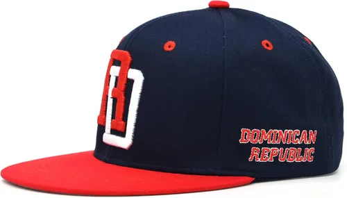 Vista 2 de Republica Dominicana Gorra de Béisbol RD Algodón República Dominicana DR El Snapback Sombrero Nuevo