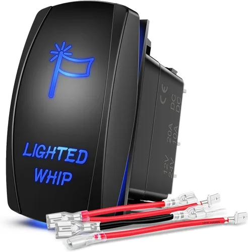 Vista 11 de Nilight 90005B Interruptor Basculante Láser Momentáneo de 7 Pines para Cabrestante en Kit de Arnés de Cableado para Cabrestante 20A/12V 10A/24V
