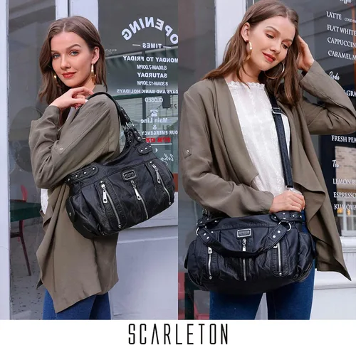 Vista 2 de Scarleton Bolso de mano para mujer, monederos para mujer, bolsos de hombro para mujer, H1292