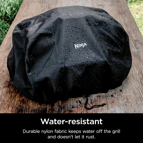 Vista 9 de Ninja Woodfire - Funda para parrilla OG300 y OG700, resistente al agua Ninja La funda para parrilla Woodfire es resistente a los rayos UV